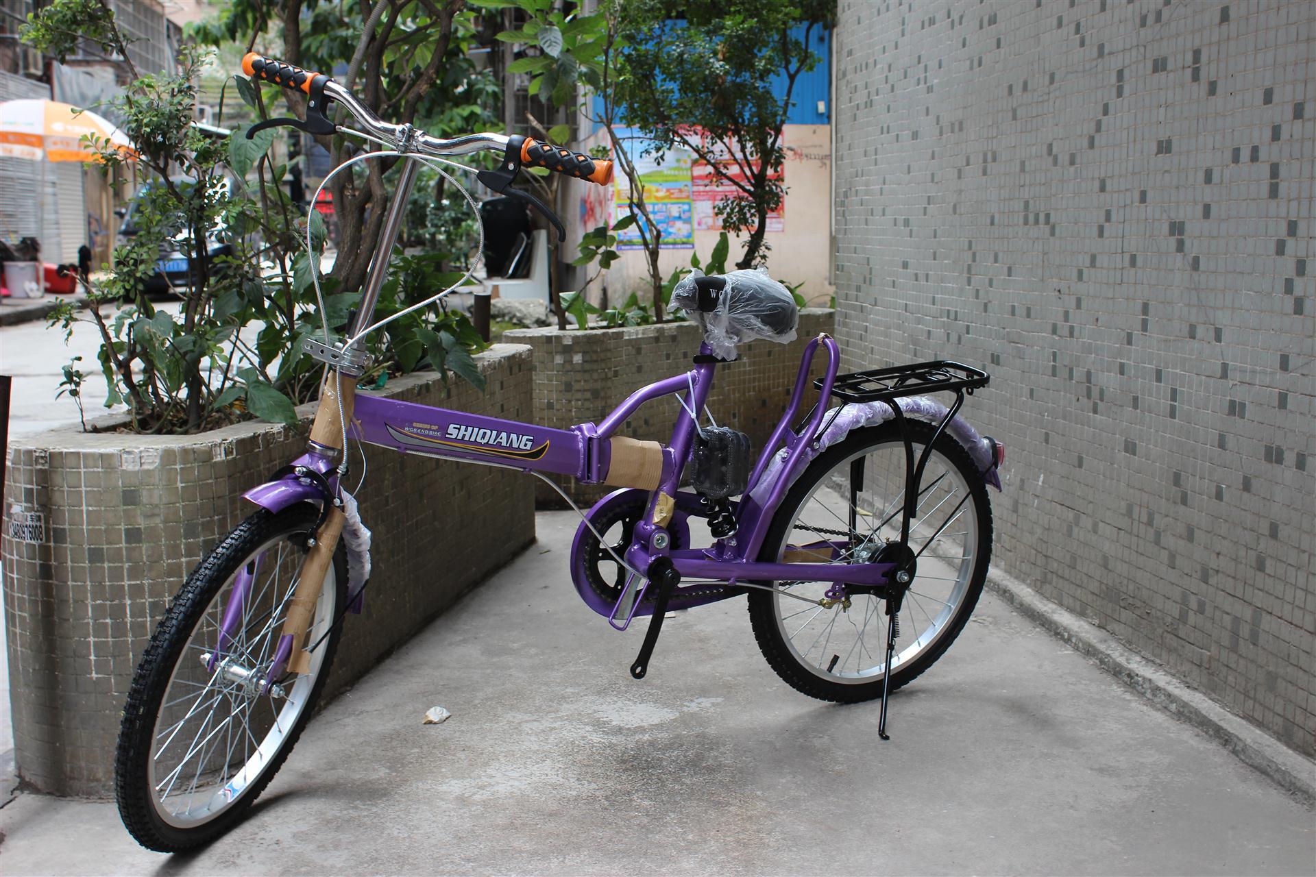 手提20寸多色折叠自行车批发 精美礼品车