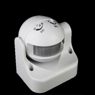 红外线人体感应开关 220v人体红外线感应器 户外防水防尘感应器