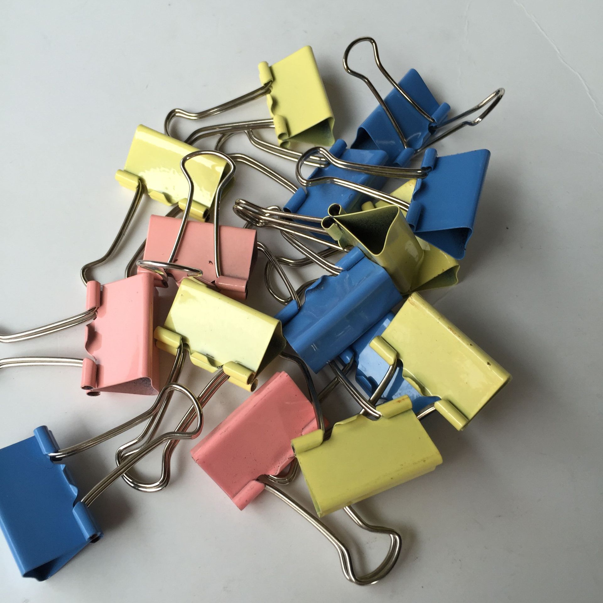 5#彩色长尾票夹 彩色长尾夹19mm长尾票夹 财务办公用品