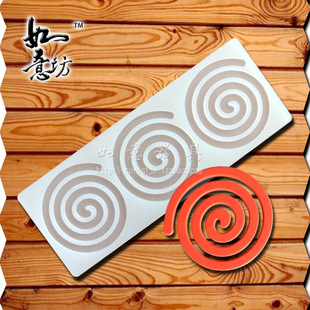 123巧克力硅胶模具巧克力插件模具蛋糕插件模具蚊香插件模具