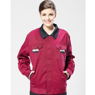 长袖工作服套装女 汽修服 电焊服劳保服 工程服 工作服女工服套装