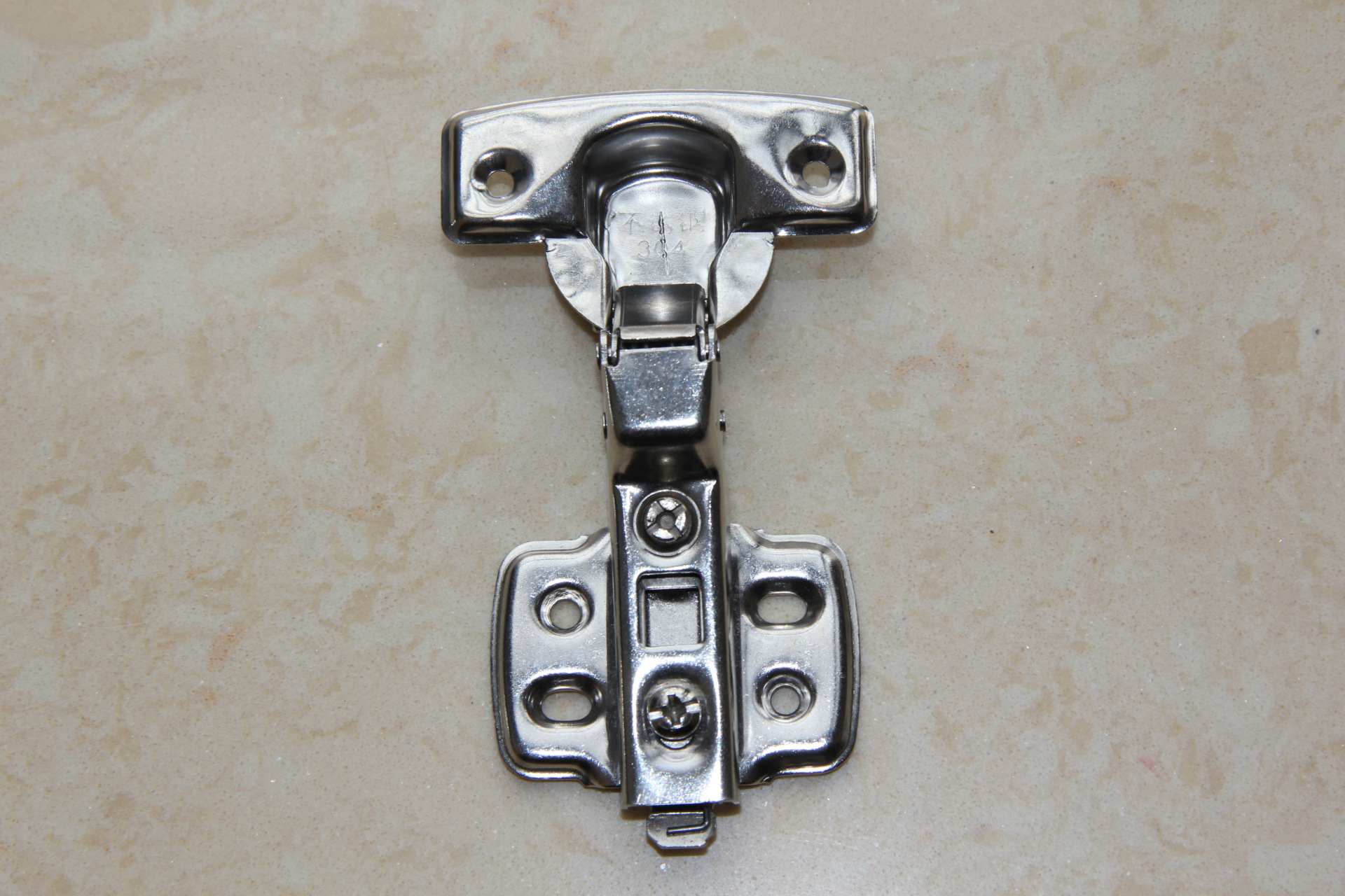 厂家直销 无限量供应不锈钢201中弯铰链普通自卸1.2厚度