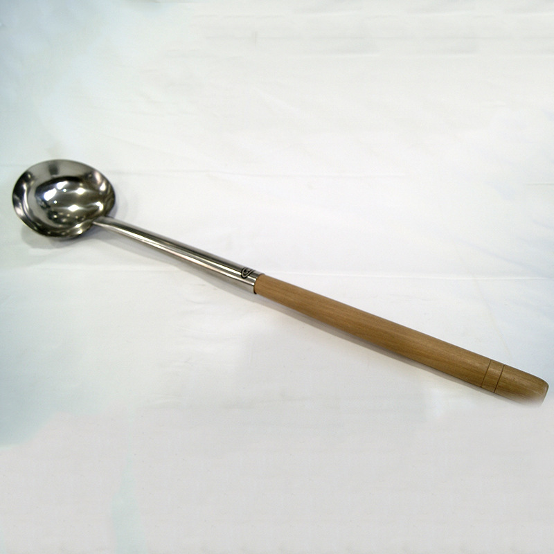 高档新款不锈钢16两抛光大壳 高档防烫不锈钢炒勺 特价批发