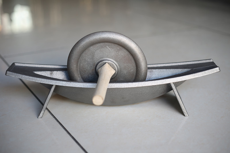 铁药碾药碾子铁船铁碾子药船中药房中药店 大号加厚 含木棒