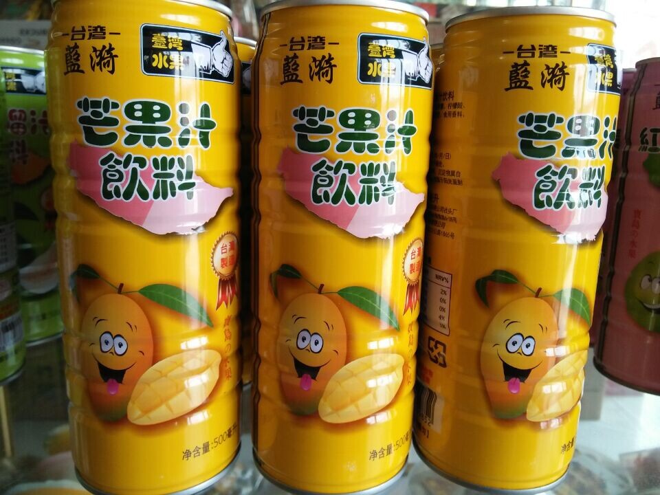 臺灣原裝進口 藍漪果汁飲料 500ml 芒果,木瓜,番石榴