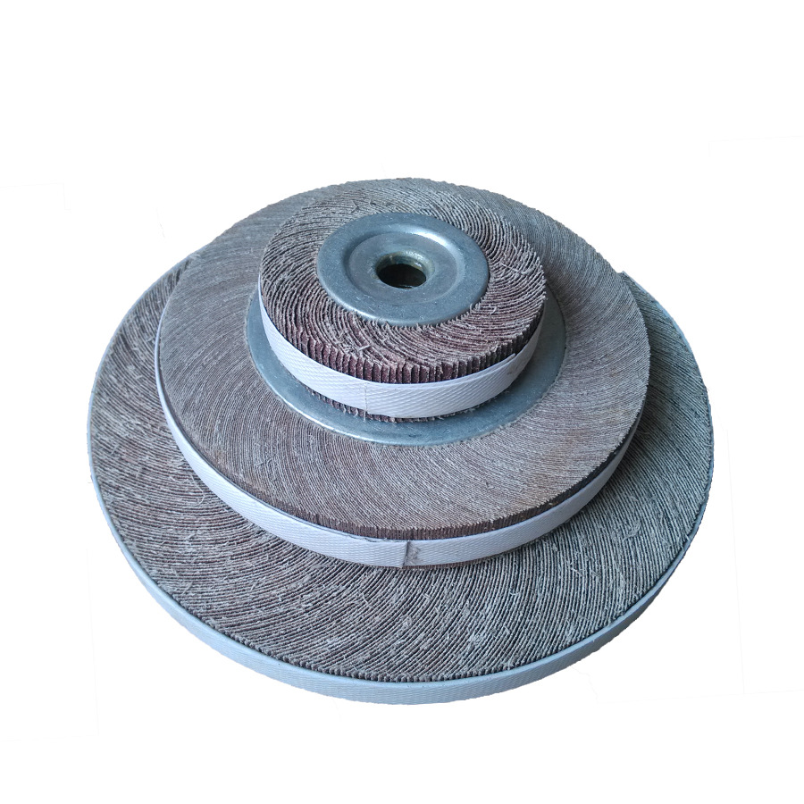 厂家批发轮抛光千叶轮 各种优质耐磨异形千叶轮 砂布棕刚玉砂片图片,