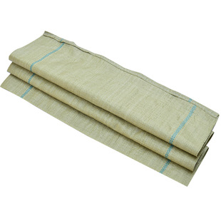 【热卖】绿色条纹灰黄色编织袋 快递包装打包袋 塑料编织袋蛇皮袋