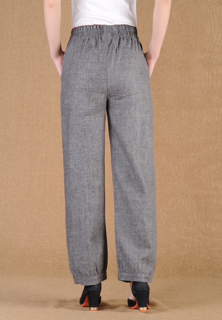 2015春夏季新款女士亚麻女裤子休闲时尚