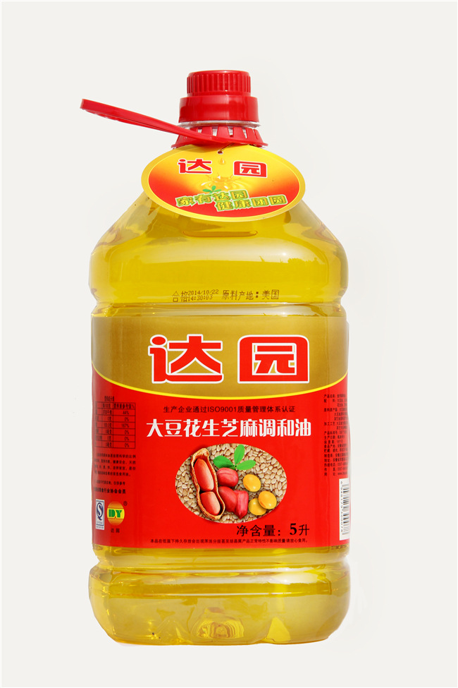 达园花生芝麻清香型调和油5l
