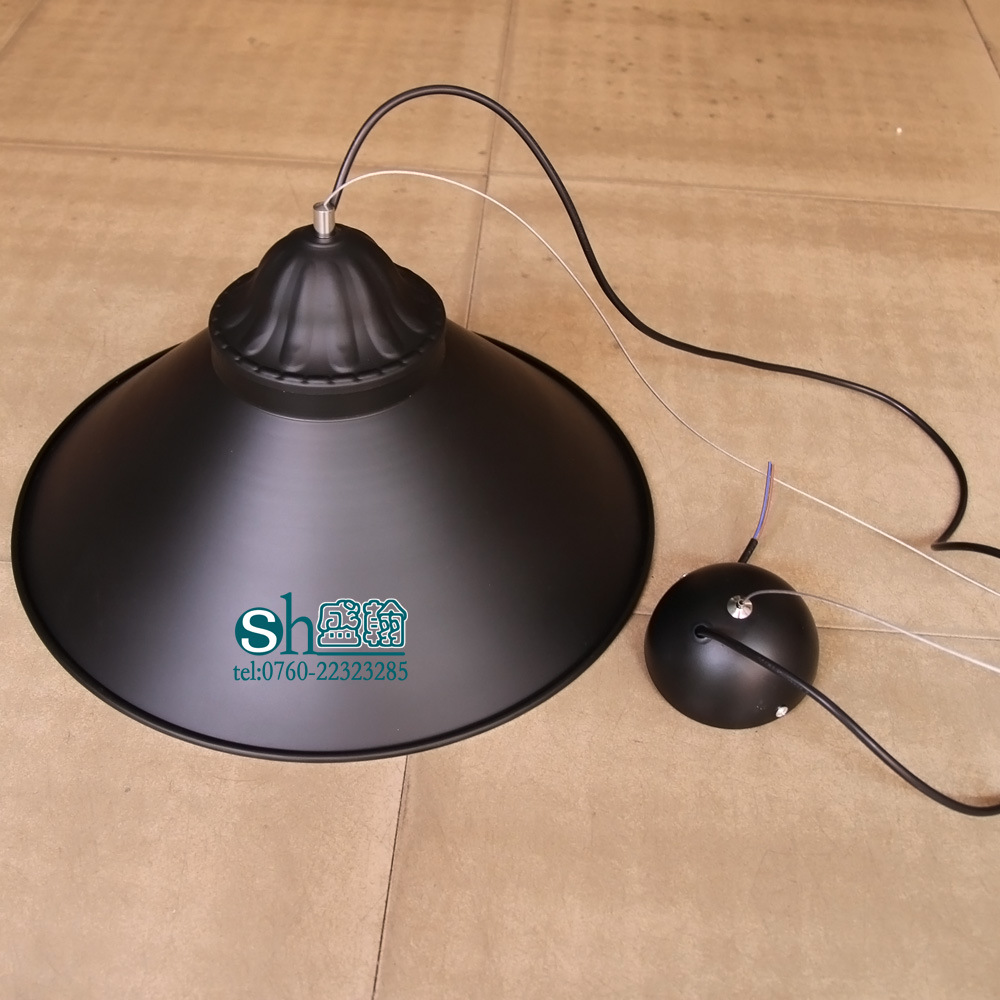 批发个性复古餐厅吊灯办公室服装店铺照明灯饰灯具 喇叭吊灯