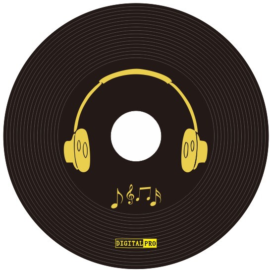 批发黑胶cd光盘 车载音乐cd盘 黑胶音乐刻录盘 可定制光盘