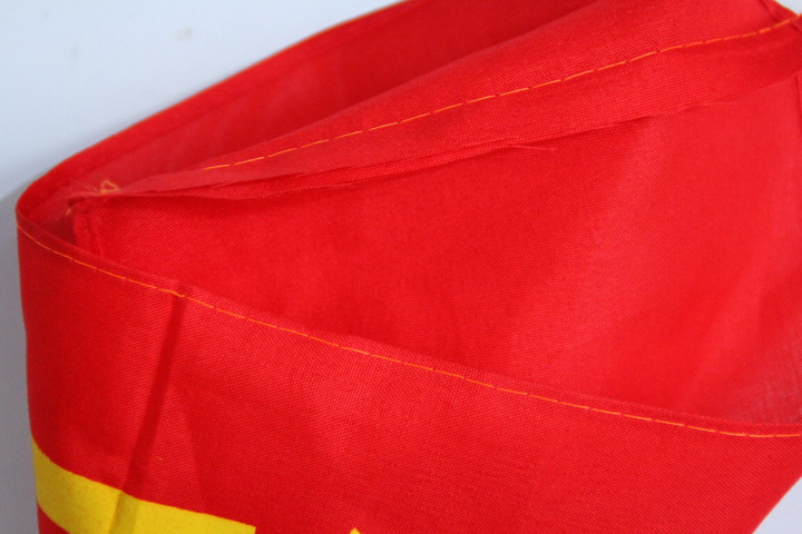 批发定logo做袖章值勤值日值周贡缎袖标执勤安全员棉布红袖章