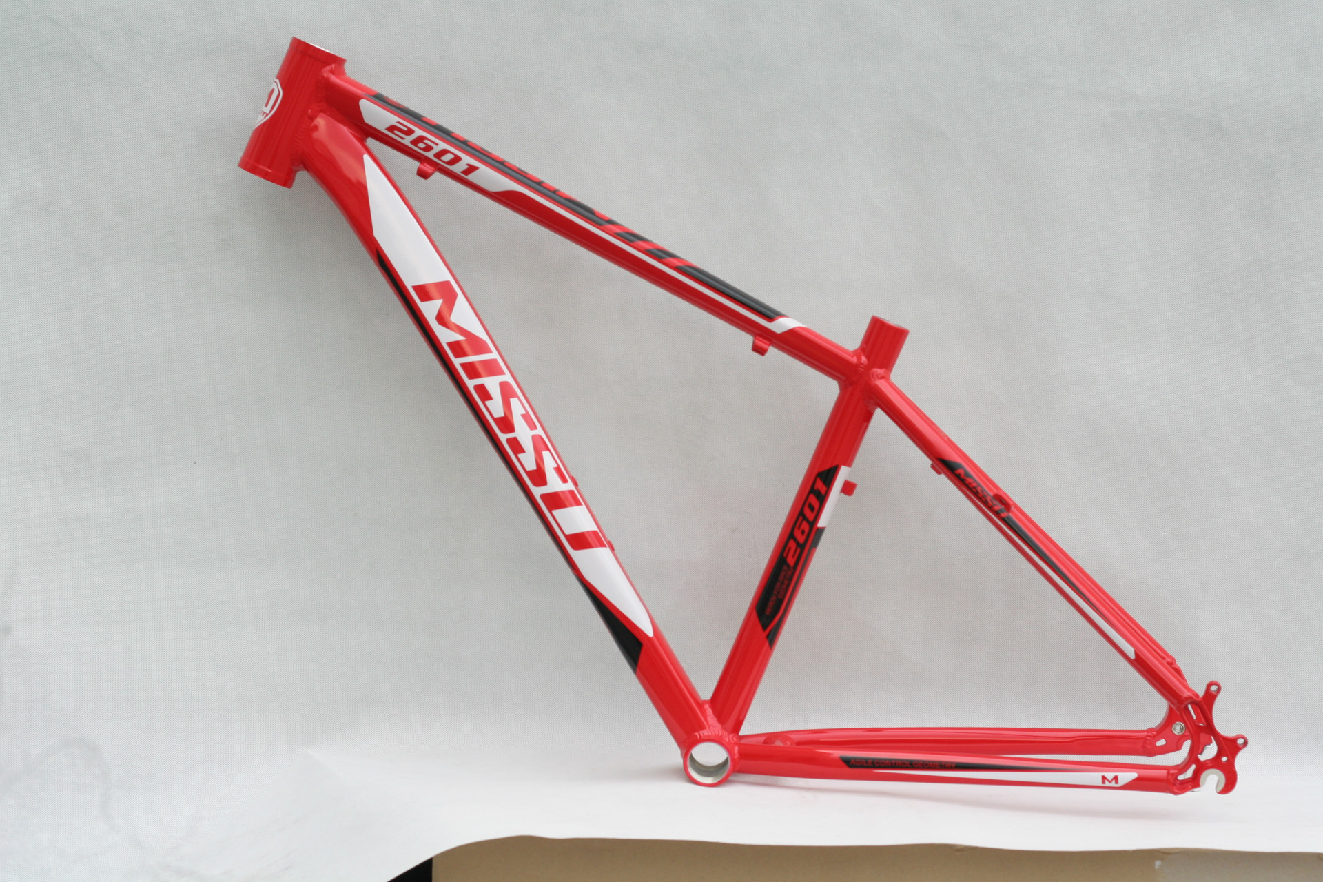 米速missu17寸铝合金车架碟刹男士山地车学生车架