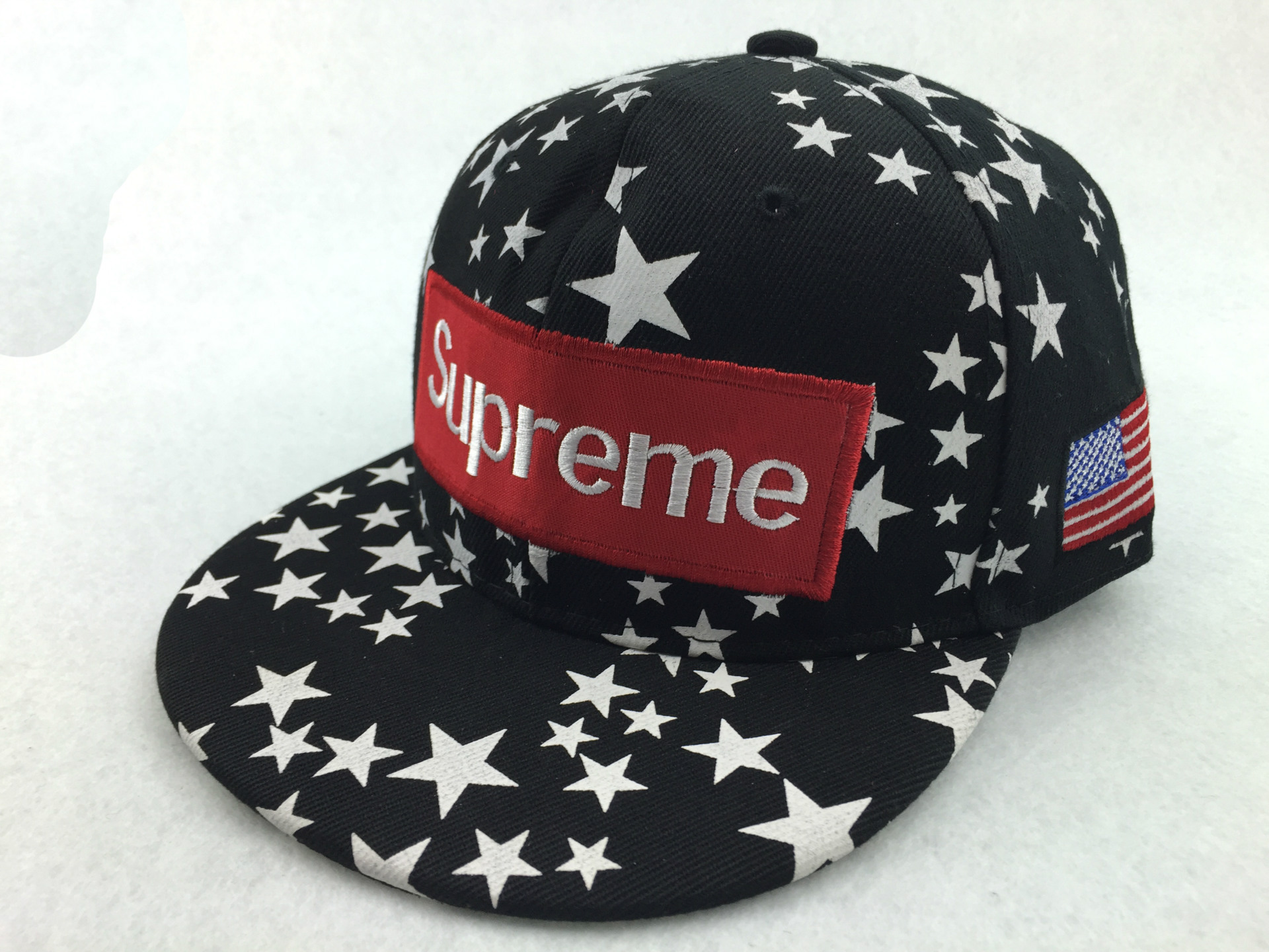 supreme五角星帽子韩版男女士夏天遮阳帽棒球帽字母刺绣嘻哈帽