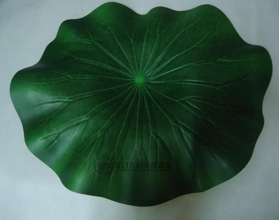 厂家批发 eva仿真荷叶 高档人造塑料荷叶