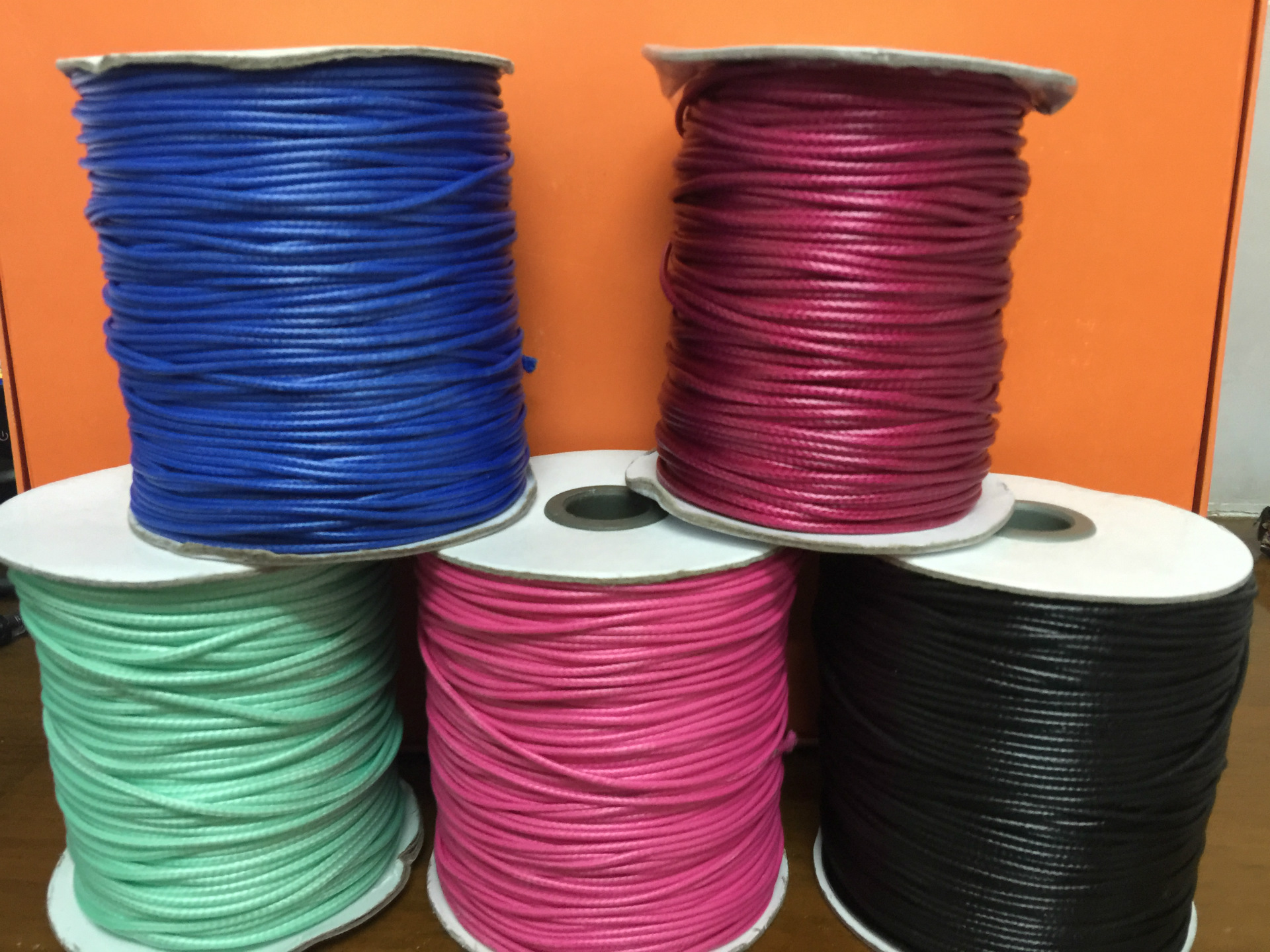 正品韩国蜡绳1.5毫米腊线高档进口锦纶丝蜡线发饰diy材料 批发