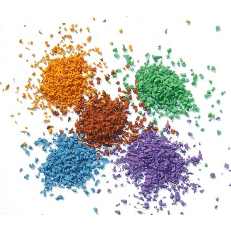 供应橡胶颗粒 橡胶跑道修补 健身小区地面修补 塑胶颗粒材料