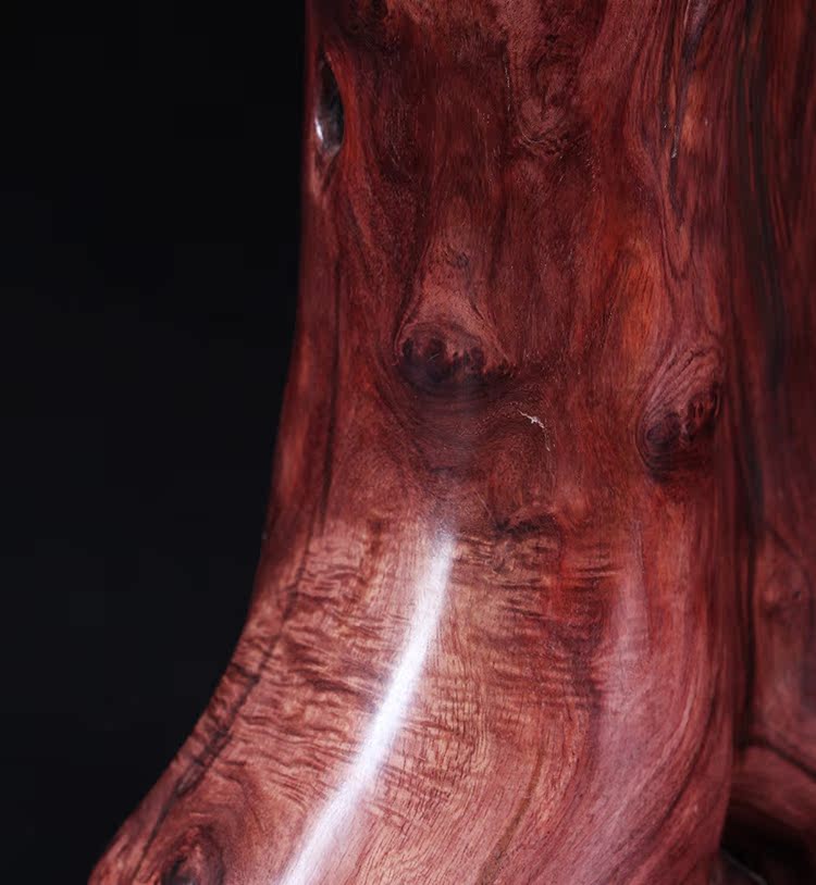 苏东坡先生摆件 紫檀柳工艺品摆件 带瘤疤水波纹 纯手工 似海黄