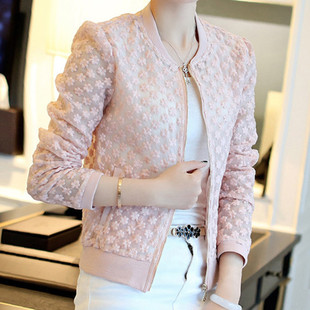 韩版小外套 蕾丝外套
