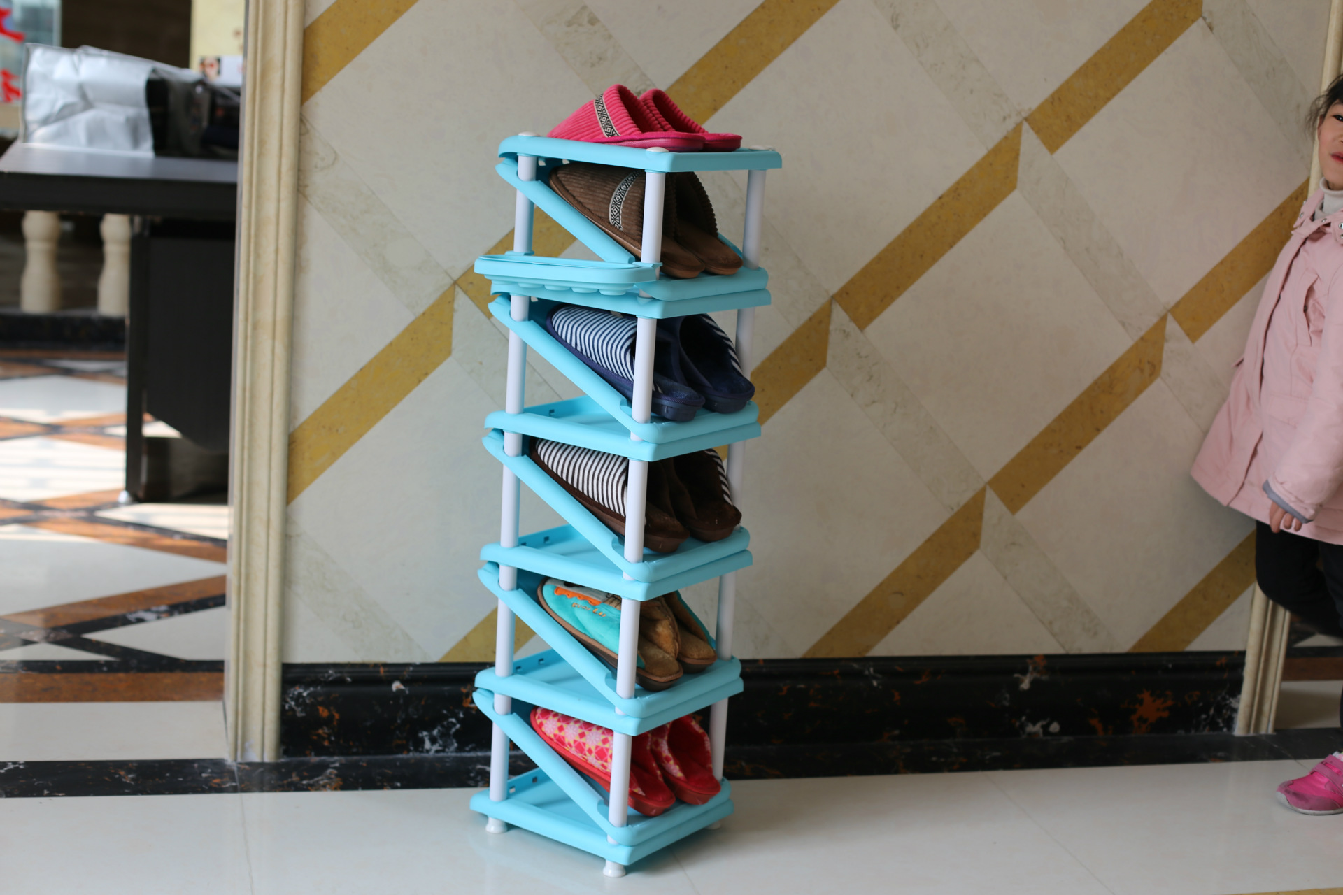 二代可调节立体鞋架双层简易diy塑料鞋架鞋托创意鞋柜鞋子收纳架