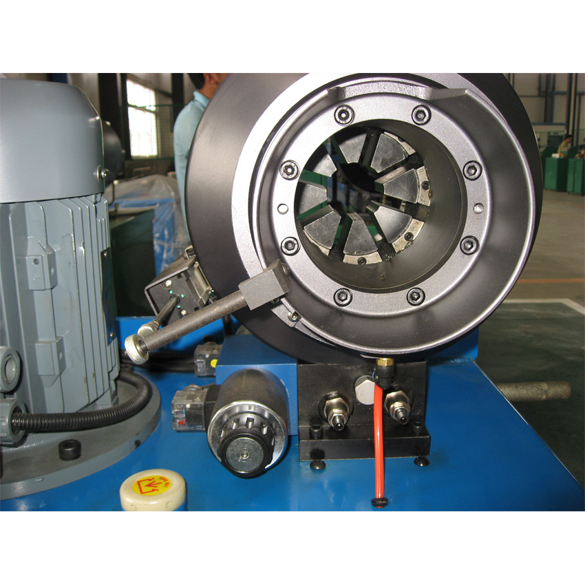 高压胶管扣压机 液压油管缩母机 利通lt-91h 电脑版压管机