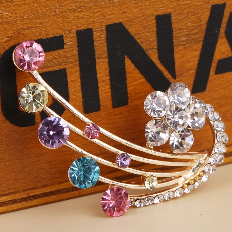 贵气凤凰造型合金贴钻手机壳配饰 diy手工制作贴钻饰品配件批发