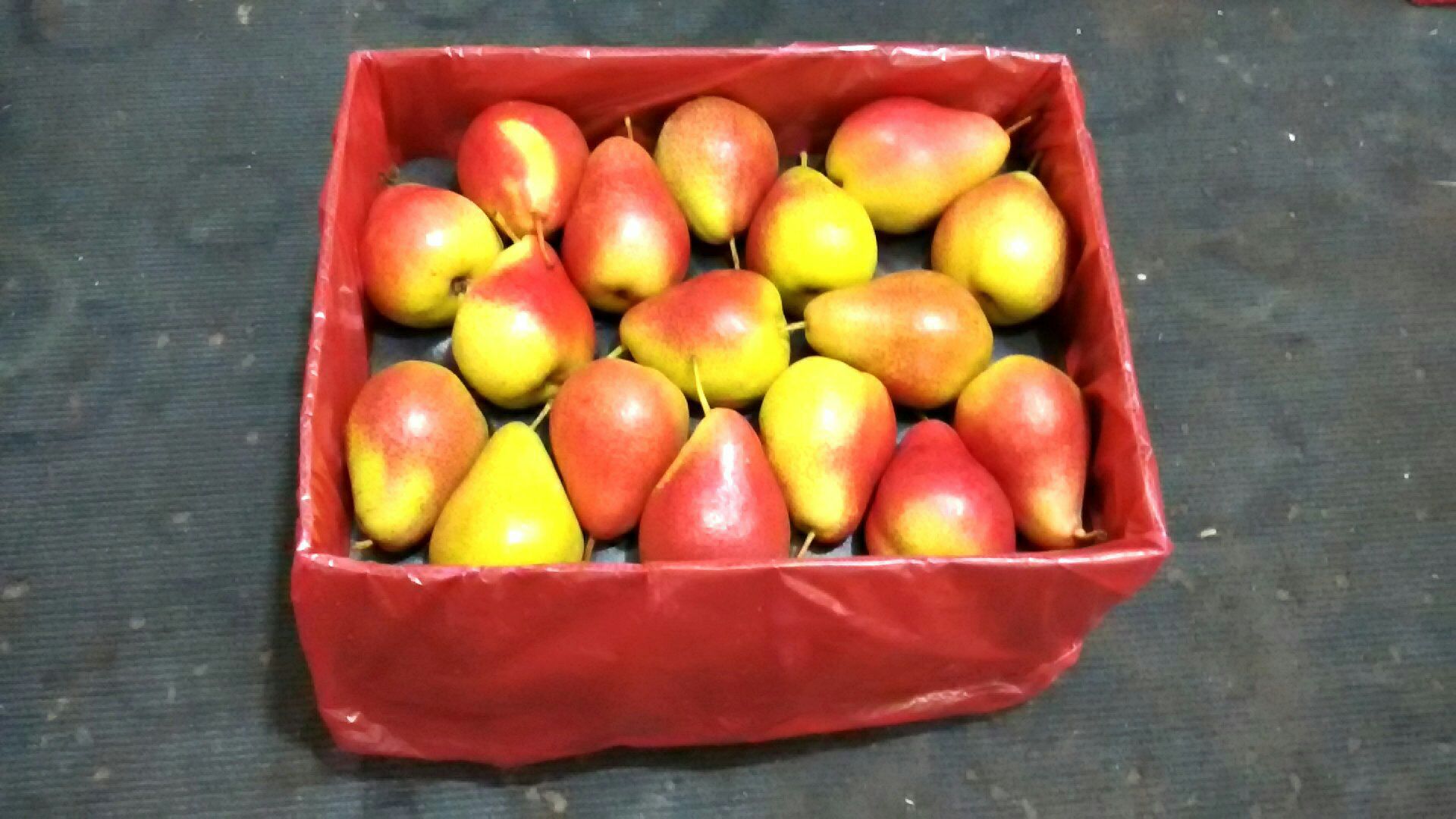 自然成熟红梨 红啤梨 葫芦梨新鲜水果 国外进口品种红梨