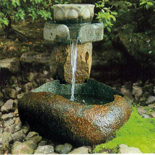 大理石喷水石雕 跌水钵 庭院工艺喷水景