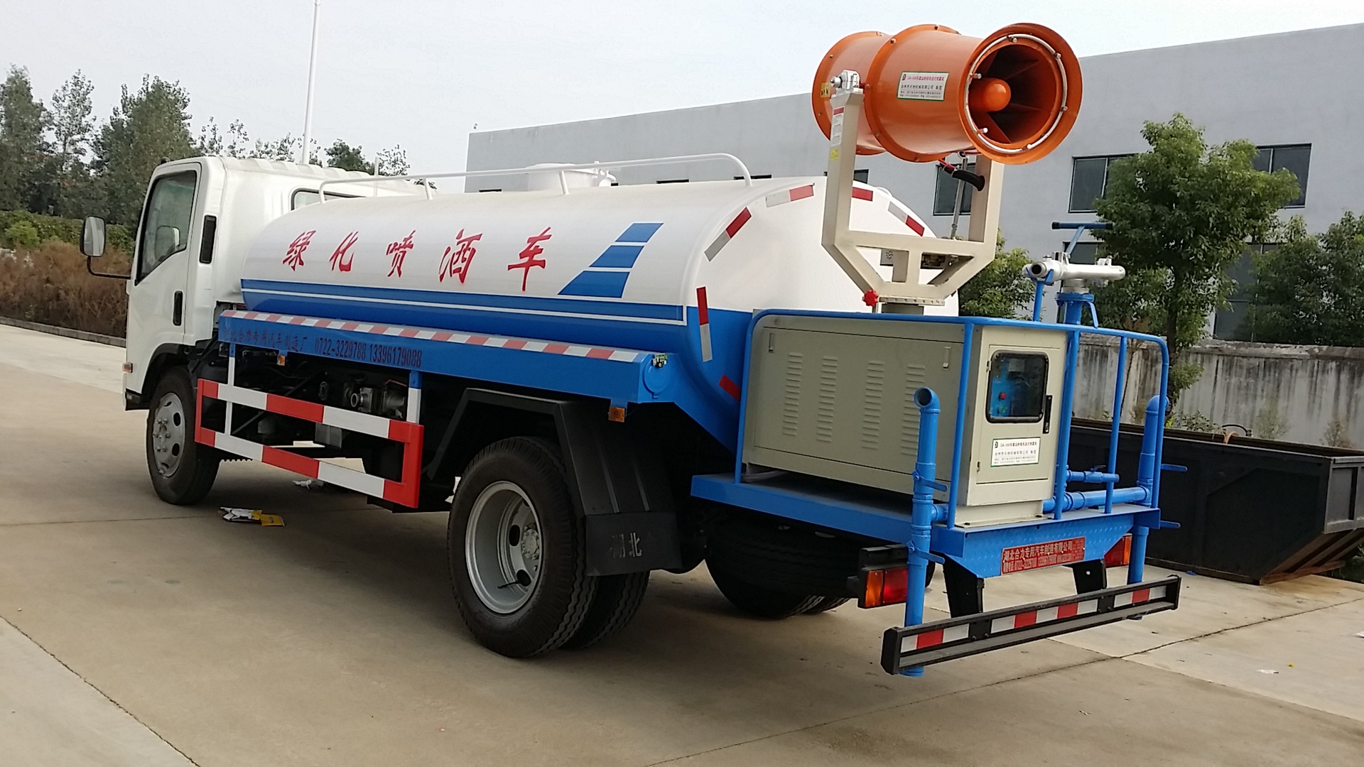 江铃五十铃国四6吨农药喷洒车-江铃6吨园林绿化喷洒车