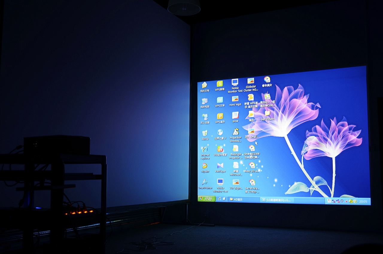 大获科技1080p高清高亮led投影机自带安卓系统商务办公家用投影仪