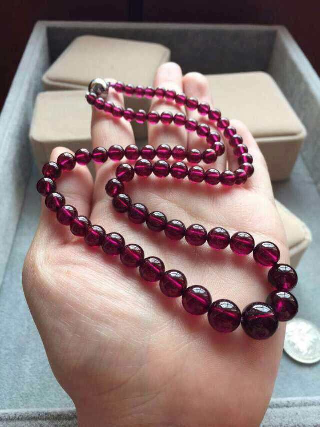 天然极品水晶 实价 天然紫牙乌塔链女款项链 招代理一件代发