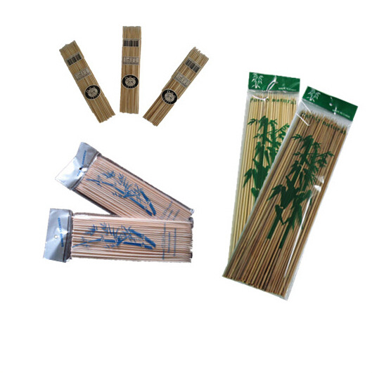 5mm一次性烧烤用具 烧烤炉专用竹签 竹制烧烤签 100支厂家 - 3