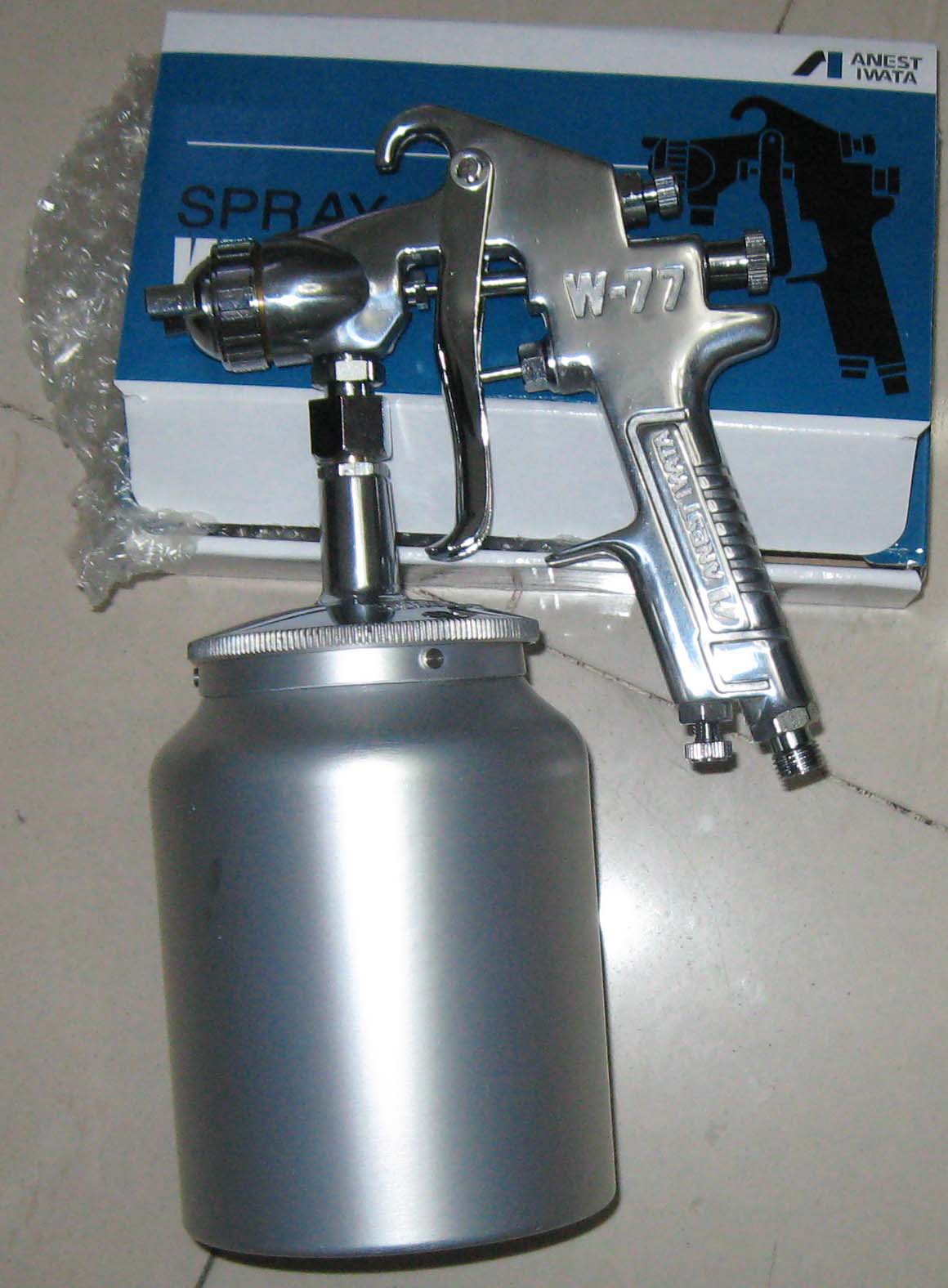 广东江门日本岩田w-77吸上式喷枪 喷油枪 喷漆枪价格 - 中国供应商