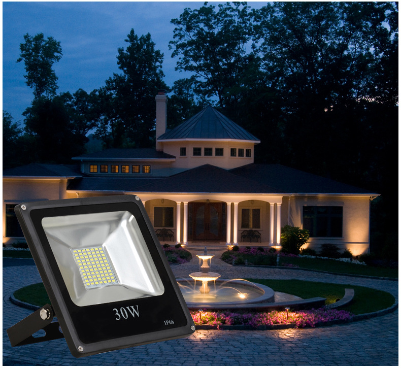 led投光灯50w10w20w30w招牌广告灯 室外照明灯具 防水射灯 泛光灯