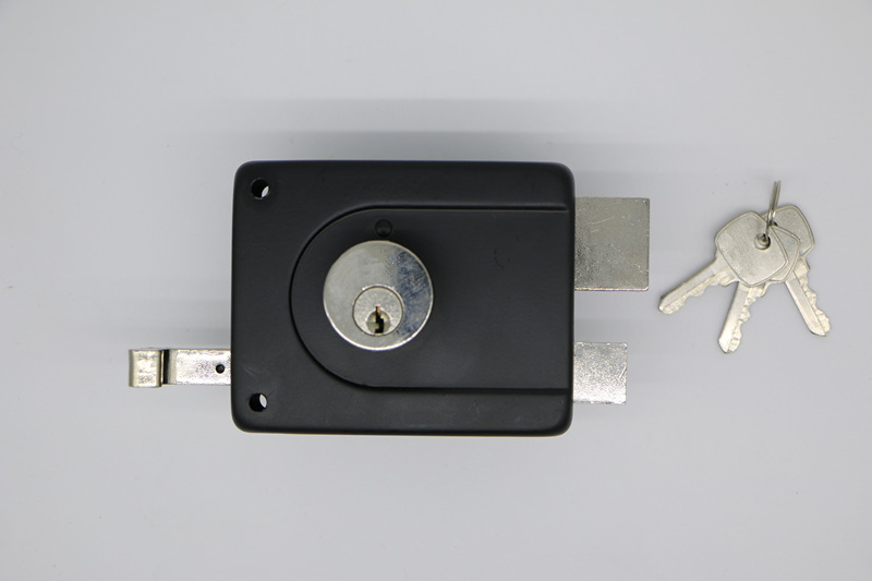 新款连体出口外装门锁防盗门锁老式机械锁