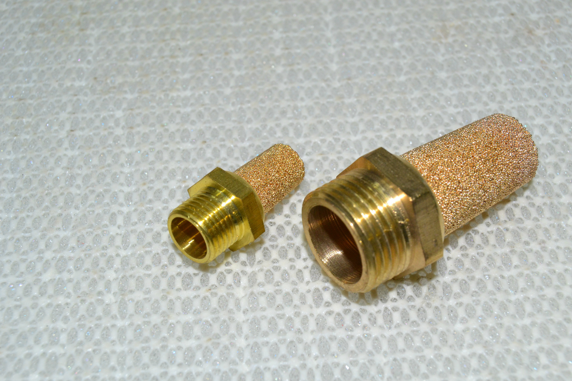 铜消声器 bsl-01 02 03 04 消音器 尖头 气动 排气