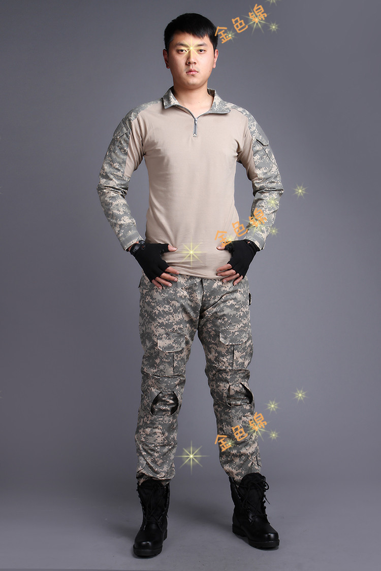 美军青蛙紧身衣迷彩 运动户外真人cs战术服青蛙服套装 外军装备