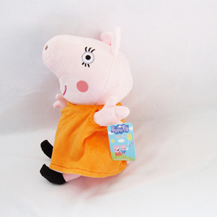 粉红猪小妹 peppa pig 佩佩猪公仔玩偶毛绒玩具乔治猪布娃娃批发