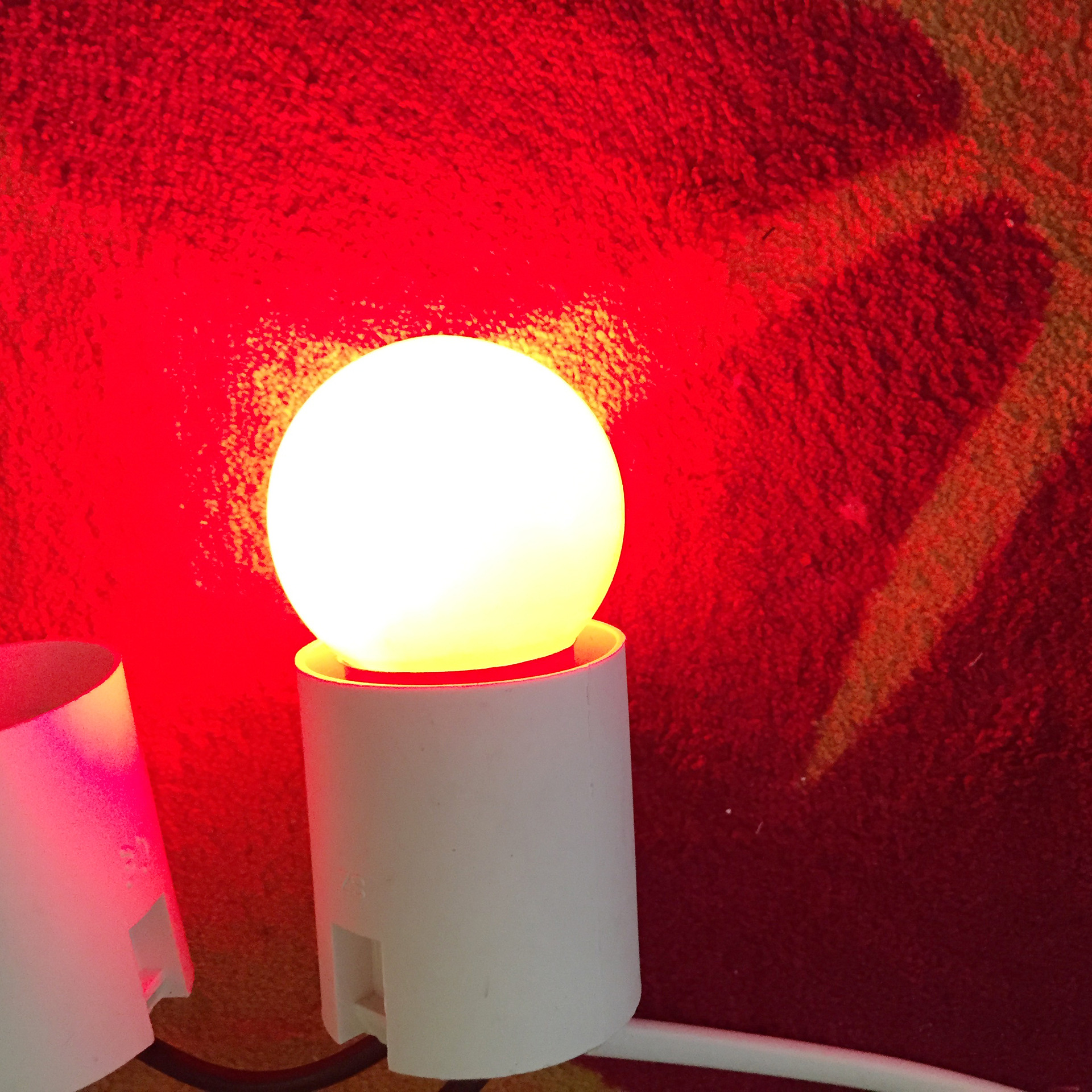 132节能led灯泡 彩色灯泡灯笼专用g40玻璃螺旋led球泡灯