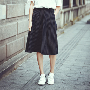 独家定制 15年新款夏款女装超赞宽松欧版时尚裤裙