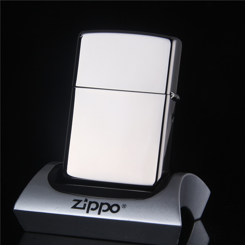 芝宝zippo防风打火机 韩版2015新款 黑冰蚀刻 黑白双豹争雄2469