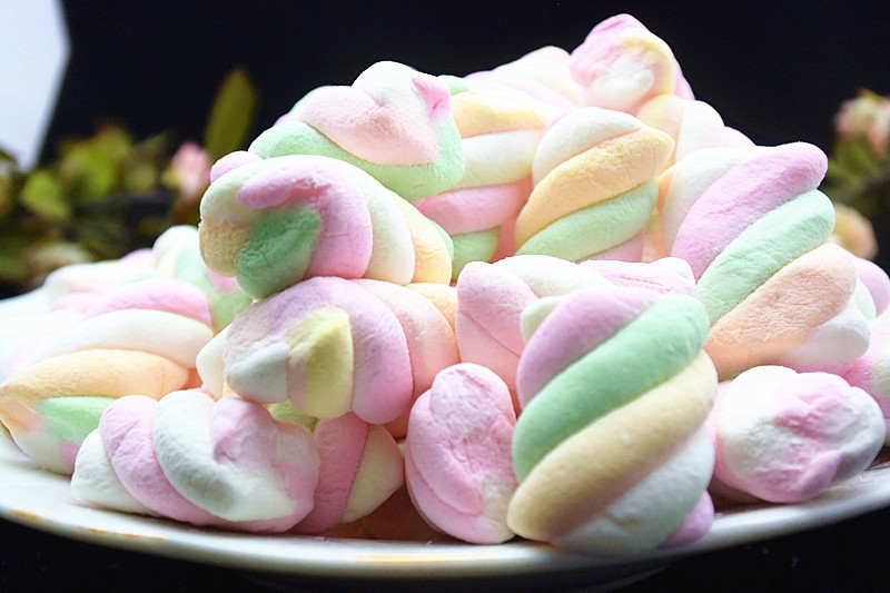 实体热销批发 散装棉花糖 麻花花粒 2斤一袋 学生最爱 促销 散装