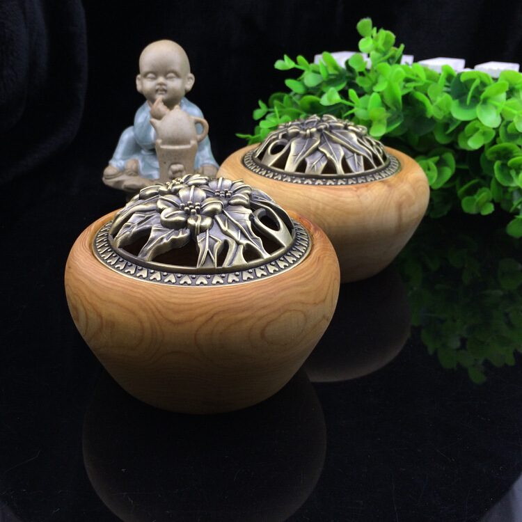 太行崖柏 高端文玩 熏香香炉 高油性 热销工艺 家居饰品摆件