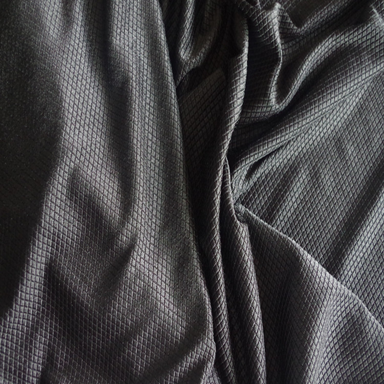 批发销售 大菱形尼龙防水莱卡布 服装针织面料弹力无光涤纶莱卡布