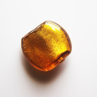 手工diy饰品配件 精品大孔琉璃珠子 手链串珠 sgb14009 赭石黄