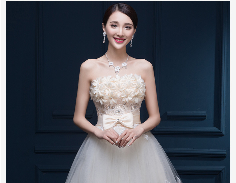 2015新款抹胸伴娘服连衣裙短款伴娘裙小礼服新娘结婚晚礼服春夏女