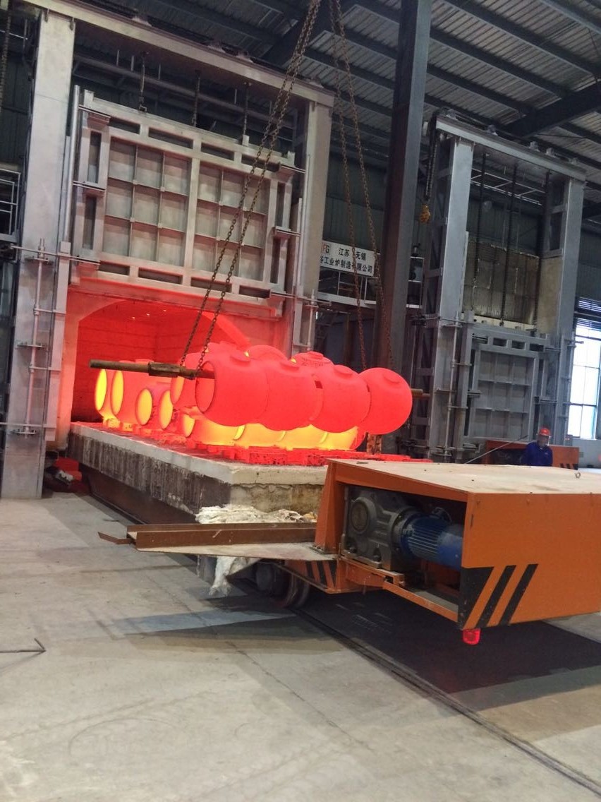 节能 精准度高 蓄热式台车热处理加热炉