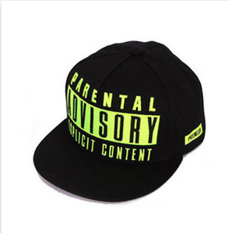 权志龙帅气个性parental advisory snapback 朋克摇滚脏标棒球帽