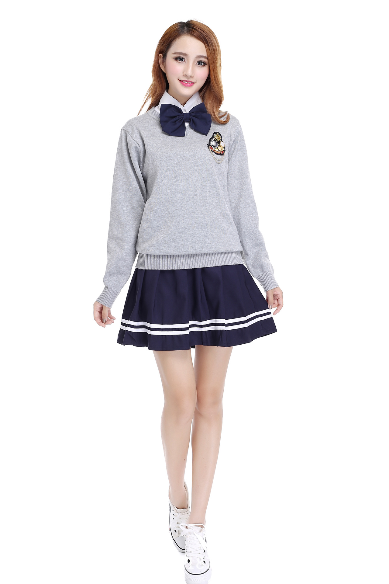 批发定做班服校服日韩女生制服诱惑学生套装英伦学院派学生装