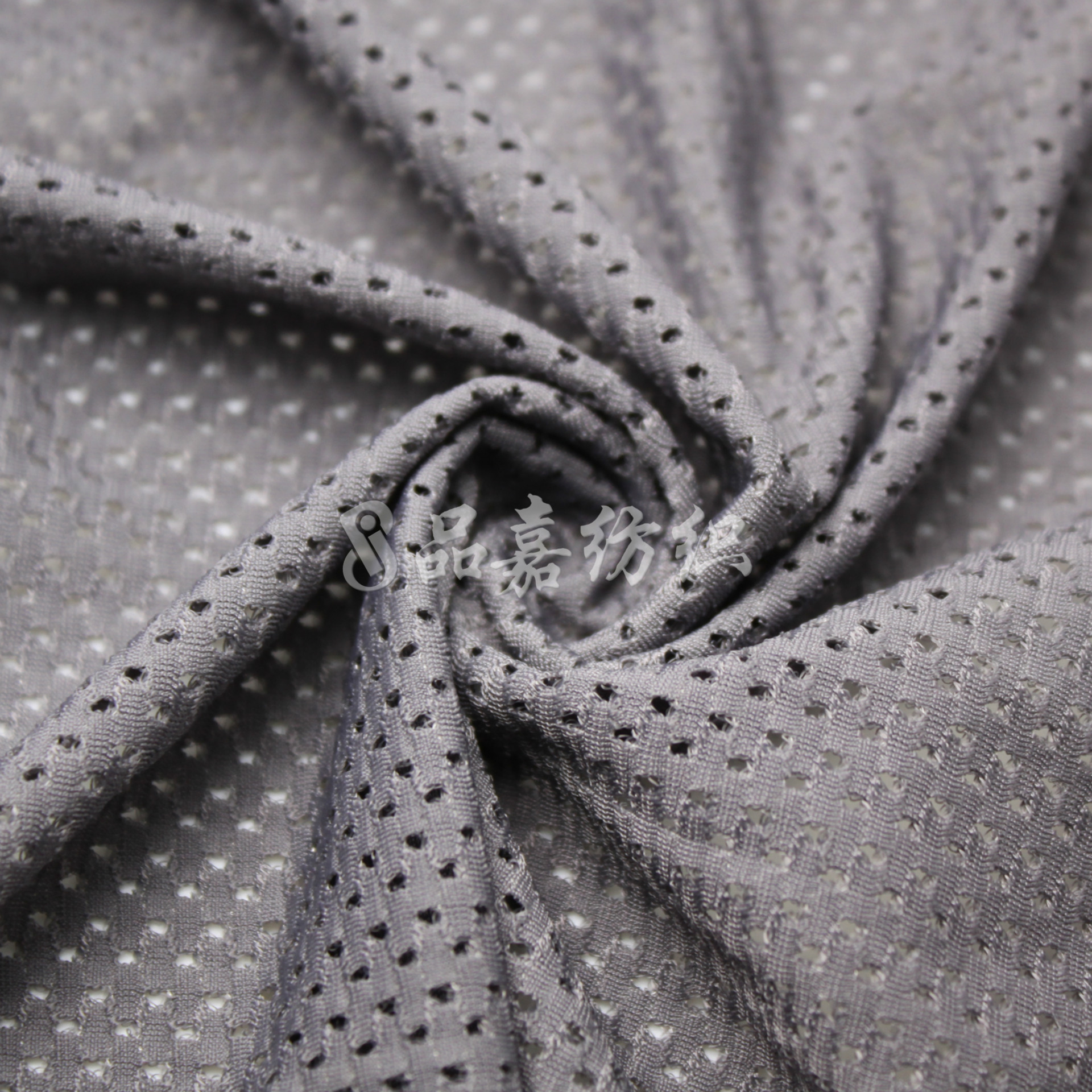 现货锦纶经编网眼小孔布 小孔莱卡锦纶面料 男女内衣裤布料
